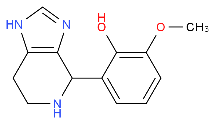 2-methoxy-6-(4,5,6,7-tetrahydro-1H-imidazo[4,5-c]pyridin-4-yl)phenol_Molecular_structure_CAS_)