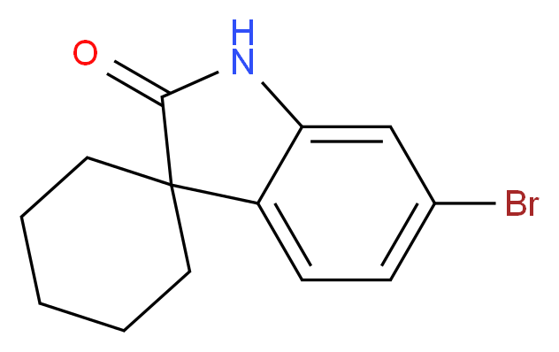 6'-Bromo-1',2'-dihydrospiro[cyclohexane-1,3'-indole]-2'-one_Molecular_structure_CAS_)